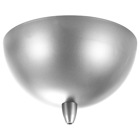 CAL LIGHTING Brushed Steel 50 Watt Low Voltage Pendant Canopy with Transformer CP-972-BS
